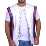 Tna Aj Styles Phenomenal White Leather Vest