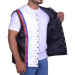 Tna Aj Styles Phenomenal White Leather Vest