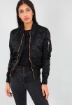 Women’s Ma-1 Black Bomber Jacket