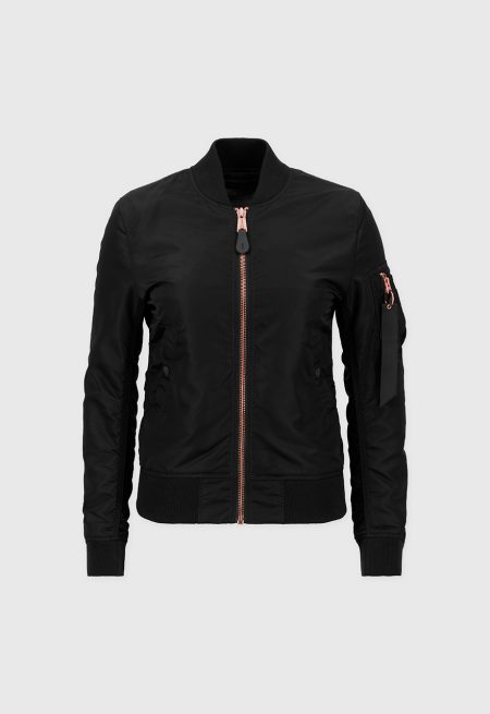 Women's Ma-1 Black Bomber Jacket