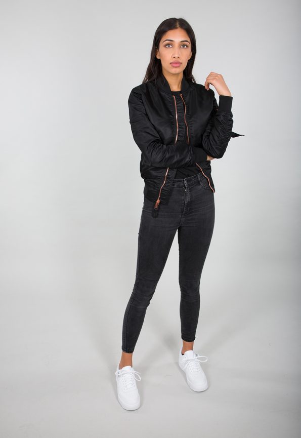 Women's Ma-1 Black Jacket