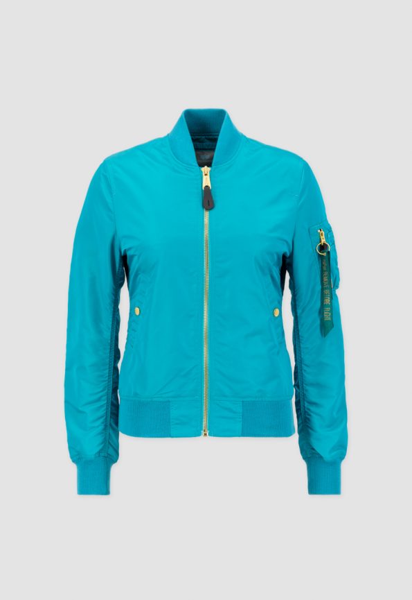 Women's Ma-1 Blue Lagoon Bomber Jacket