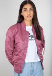 Women’s Ma-1 Dusty Pink Bomber Jacket
