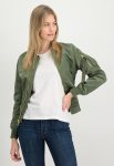 Women’s Ma-1 Green Bomber Jacket