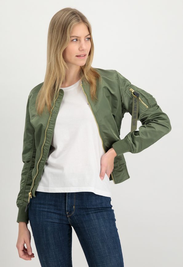 Women's Ma-1 Green Jacket