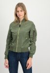 Women’s Ma-1 Green Bomber Jacket