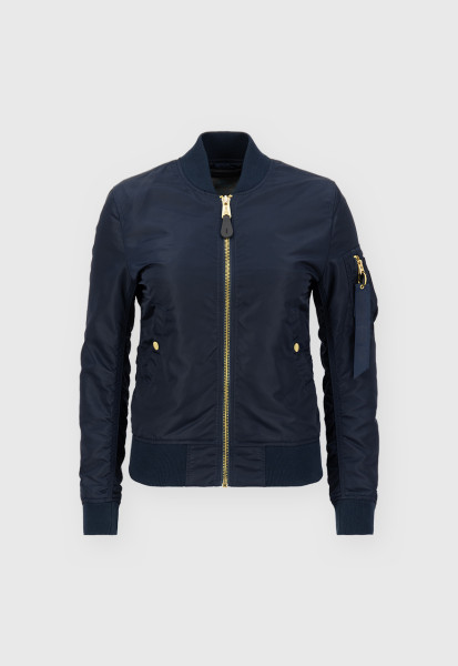 Women's Ma-1 Navy Blue Bomber Jacket