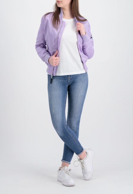 Women’s Ma-1 Pale Violet Bomber Jacket.