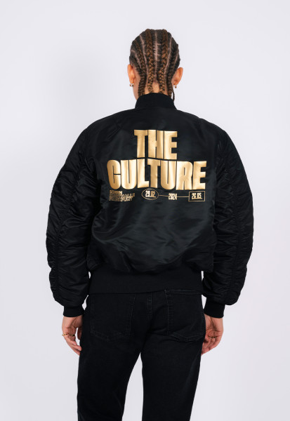 Women's Ma-1 The Culture Black Bomber Jacket