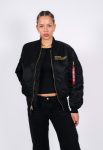 Women’s Ma-1 The Culture Black Bomber Jacket