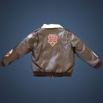 A-2 Us Air Force Brown Leather Bomber Jacket