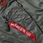 Alpha Industries Ma-1 Grey Bomber Air Force Jacket