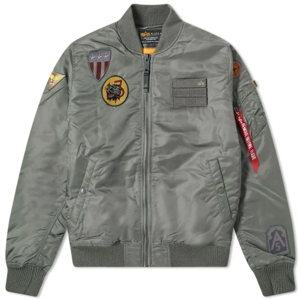 Alpha Industries Ma-1 Grey Bomber Air Force Jacket