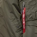 Alpha Industries Men’s Ma-1 Replica Grey Bomber Jacket