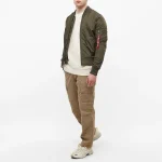 Alpha Industries Men’s Ma-1 Replica Grey Bomber Jacket