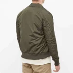Alpha Industries Men’s Ma-1 Replica Grey Bomber Jacket