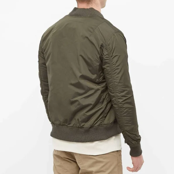 Alpha Industries Men's Ma-1 Replica Grey Jacket