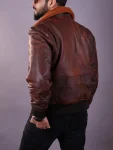 American Forces A-2 Brown Flight Aviator Jacket