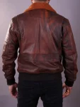 American Forces A-2 Brown Flight Aviator Jacket