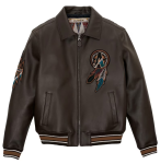 Avirex Buffalo Legend A-2 Brown Leather Jacket.