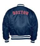Boston Red Sox Ma-1 Navy Bomber Full-zip Jacket