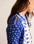 Women’s Jersey Blue Military Parade Jacket