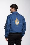 Kings Of The Sky Blue Bomber Pilot Jacket