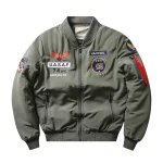 Ma-1 Army Green Bomber Flight Pilot Jacket