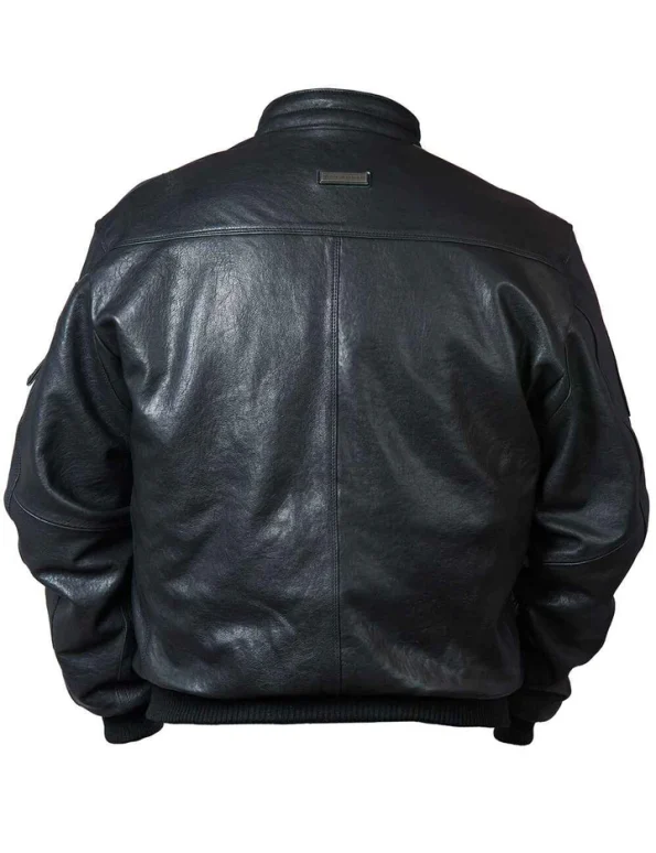 Ma-1 Tigers Bomber Leather Jacket