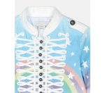 Magic Rainbow Will Military Denim Parade Jacket