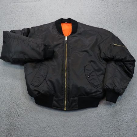 Marine Bulldogs Ma-1 Black Flight Bomber Jacket.