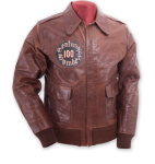 Masters Of The Air 100 A-2 Century Brown Leather Bomber Jacket