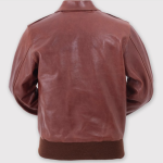 Masters Of The Air 100 A-2 Century Brown Leather Bomber Jacket
