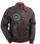 Masters Of The Air 100 A-2 Century Dark Brown Leather Bomber Jacket