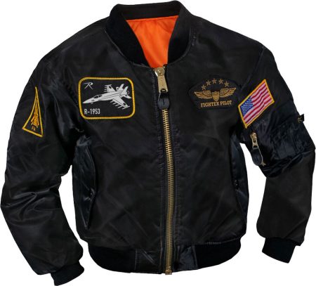 Military Air Force Style Patches Ma-1 Flight Jacket
