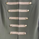 New York Soho Olive Green Military Parade Jacket