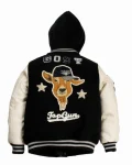 Top Gun Kids The Goat Navy Blue And White Varsity Jacket