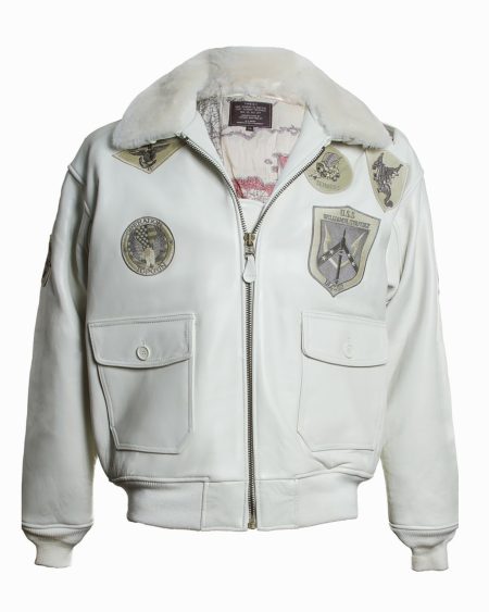 Top Gun Official Signature Series White G-1 Jacket