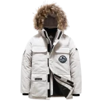 Unisex Classic Vogue Norwich White Parka Jacket