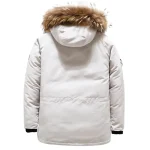 Unisex Classic Vogue Norwich White Parka Jacket