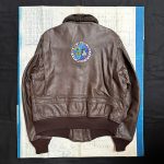 Us Navy & Nasa Apollo 14 Recovery Force G-1 Brown Leather Jacket