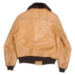 Vintage Us Air Force Cooper G-1 Beige Flight Leather Jacket