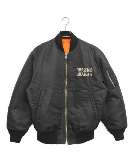 Wacko Maria Ma-1 Black Flight Jacket