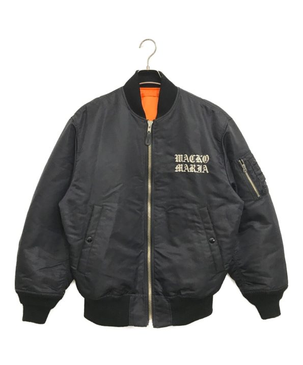 Wacko Maria Ma-1 Black Flight Jacket