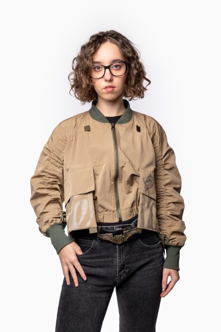 Women's Shark Sand Bomber Flight Jacket