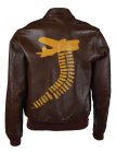 World War 8th Air Force A-2 Brown Flight Jacket