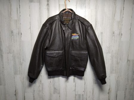 A-2 Shannon Air Museum Black Leather Jacket
