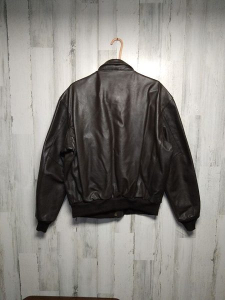 A-2 Shannon Air Museum Black Leather Jacket.