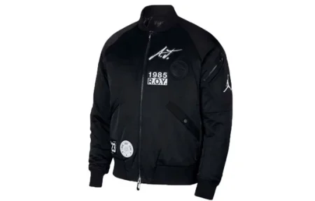 Air Jordan Ma-1 Baseball Black Padded Jacket.