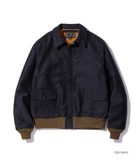 Aviation Associates Jungle Cloth A-2 Navy Blue Jacket